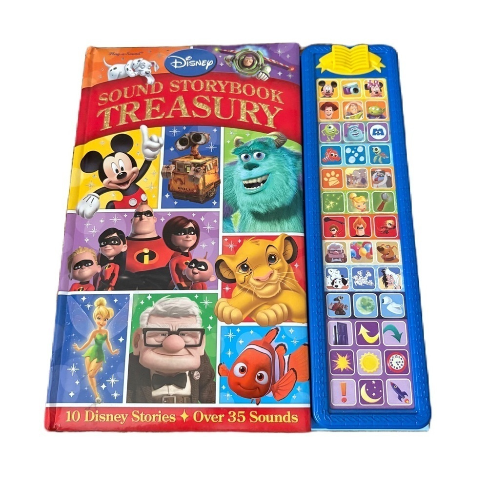 Disney Sound Storybook Treasury Noisy Sound Buttons Up Sully Nemo Tinker Bell